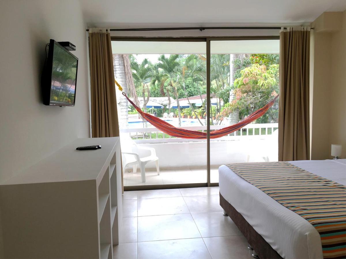 Hotel Hacienda El Diamante Villeta Esterno foto