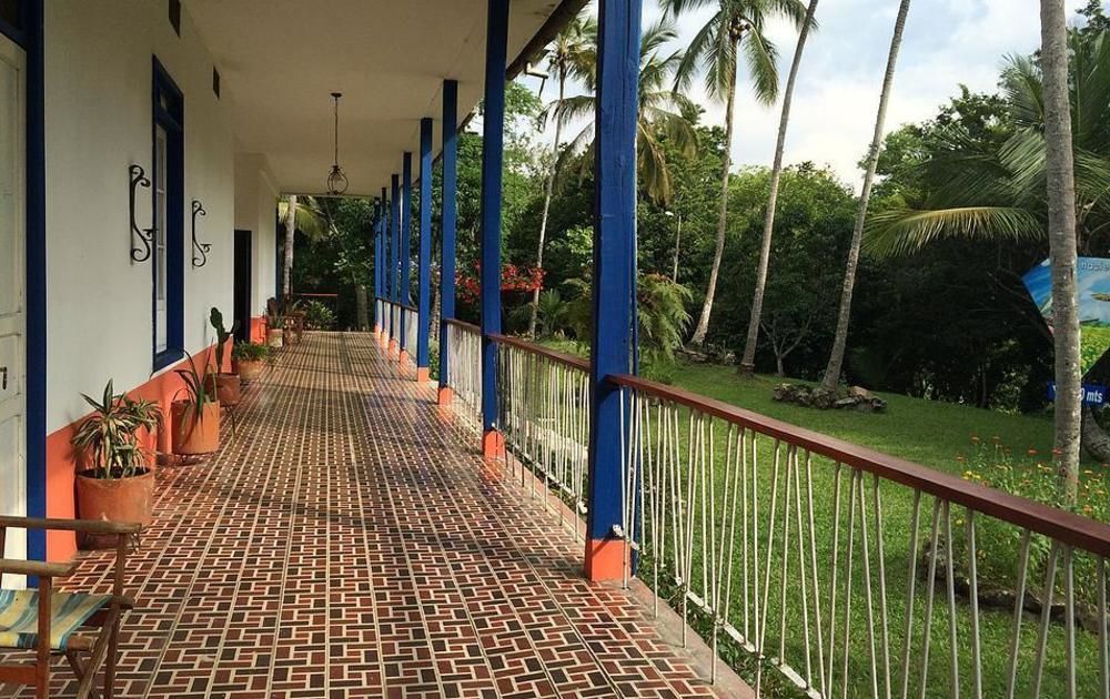 Hotel Hacienda El Diamante Villeta Esterno foto